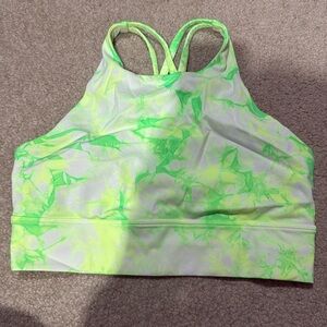 Lululemon cropped tank sports bra